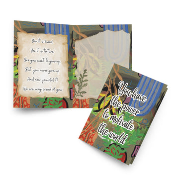 Encouragement Greeting Card Design 5 POSTCARD The DEEP Store 5.83″×8.27″