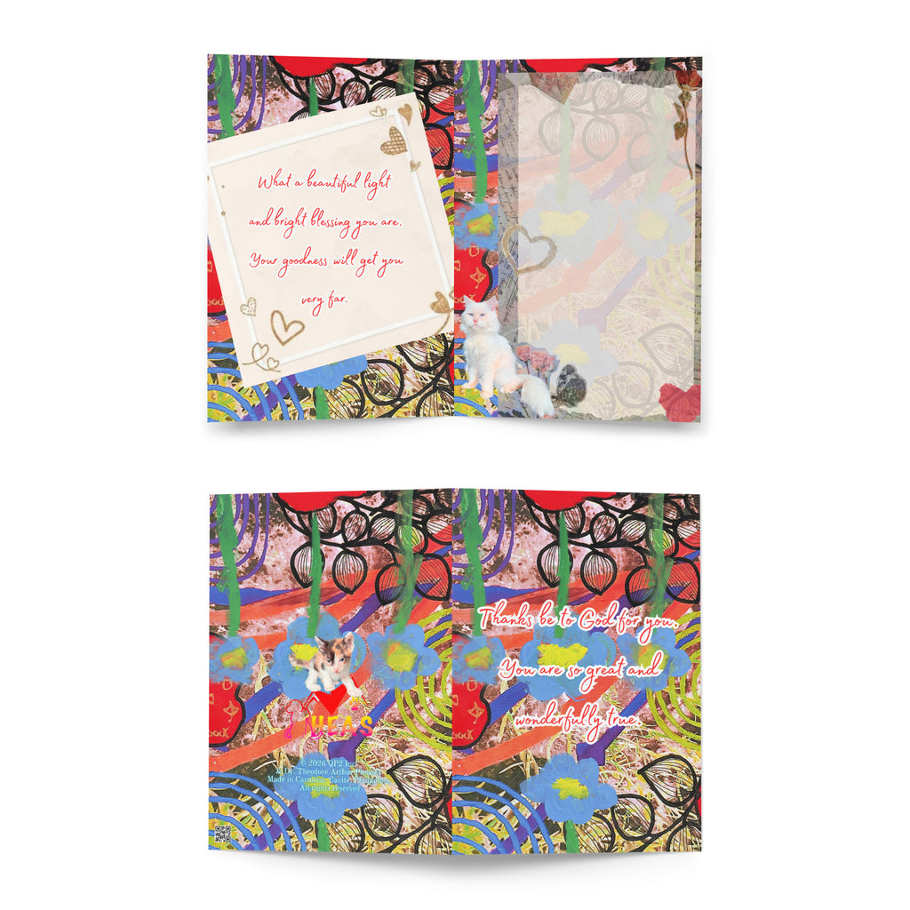 Thank You Greeting Card Design 1 POSTCARD The DEEP Store
