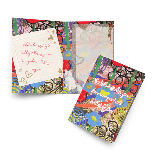 Thank You Greeting Card Design 1 POSTCARD The DEEP Store 5.83″×8.27″