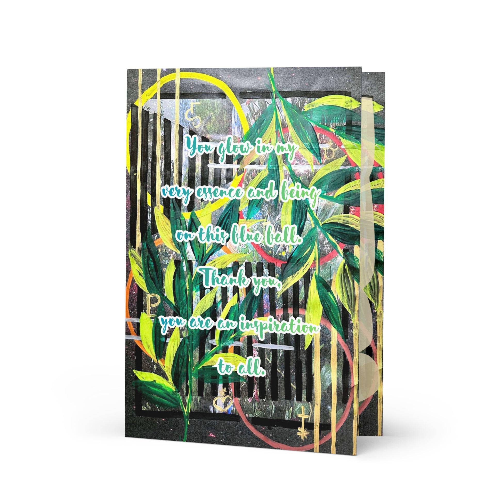 Thank You Greeting Card Design 4 POSTCARD The DEEP Store