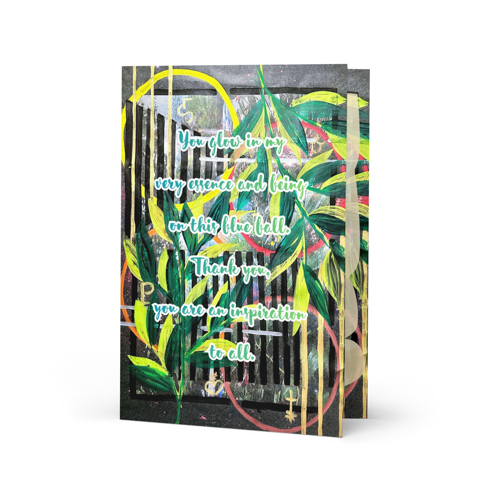 Thank You Greeting Card Design 4 POSTCARD The DEEP Store