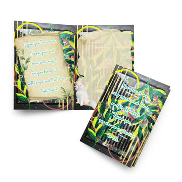 Thank You Greeting Card Design 4 POSTCARD The DEEP Store 5.83″×8.27″