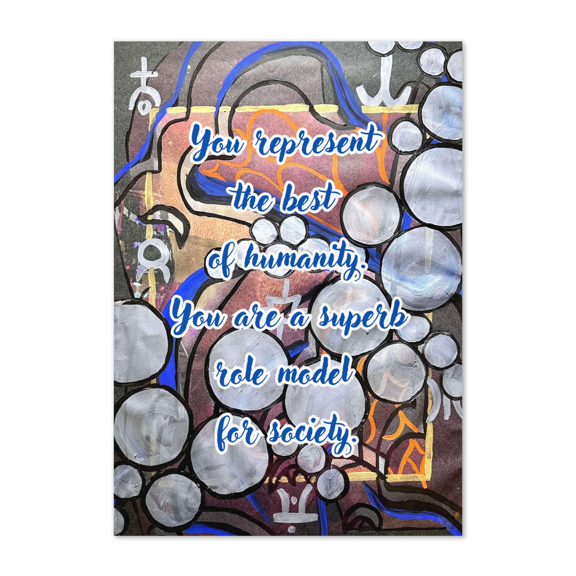 Thank You Greeting Card Design 5 POSTCARD The DEEP Store