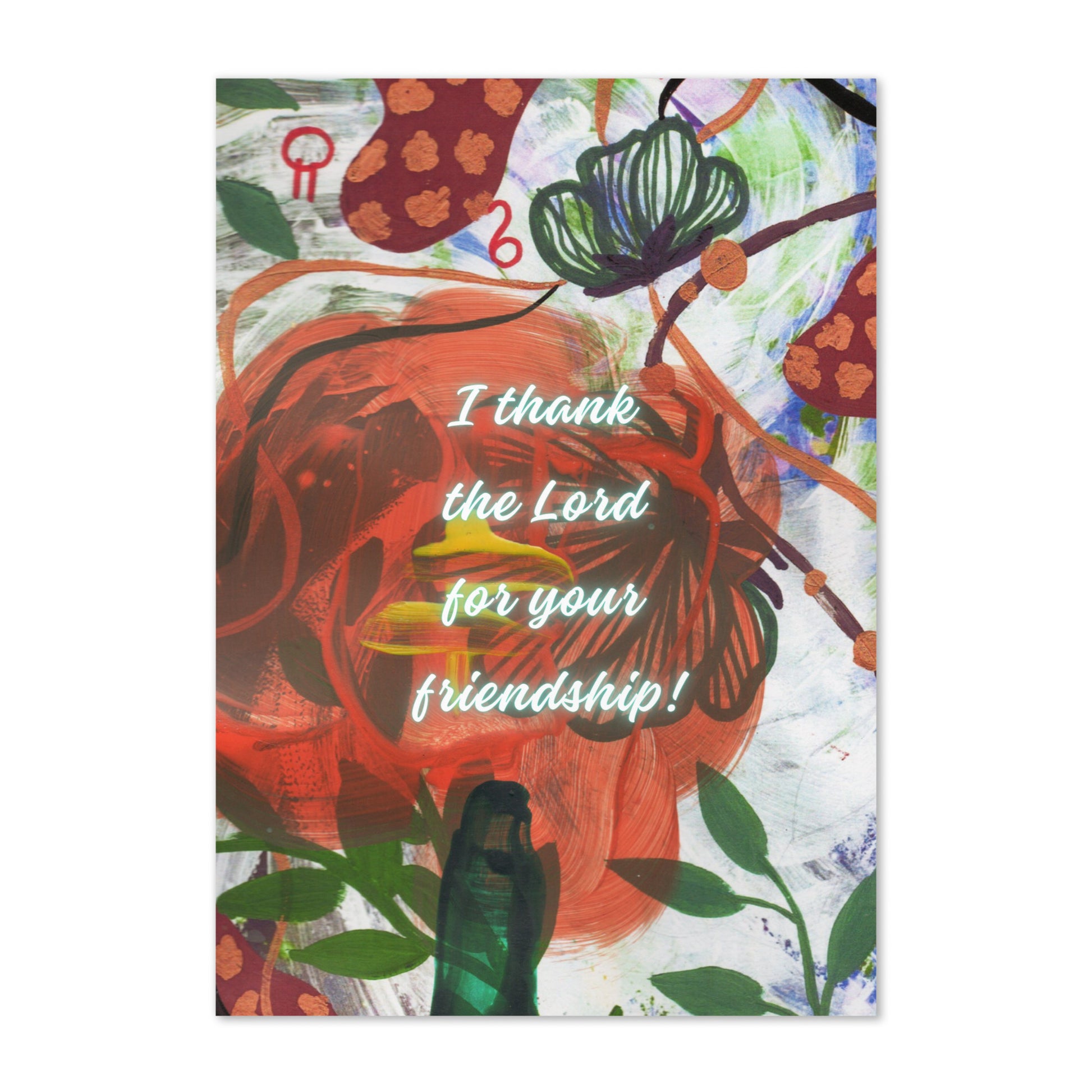 Friendship Greeting Card Design 1 POSTCARD The DEEP Store