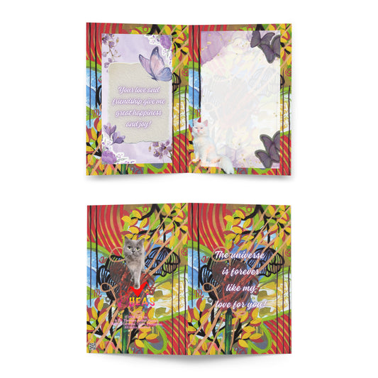 Friendship Greeting Card Design 2 POSTCARD The DEEP Store 5.83″×8.27″