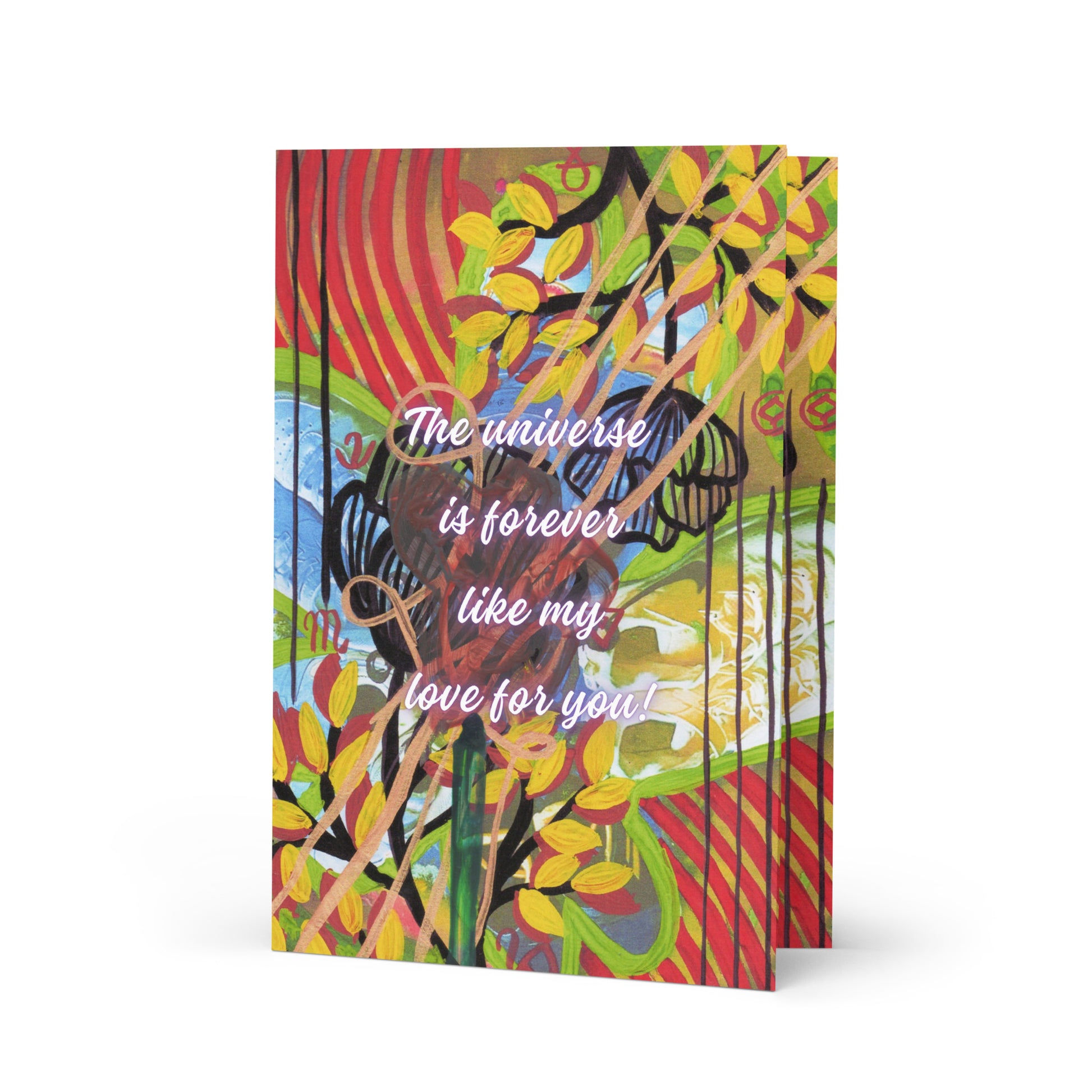 Friendship Greeting Card Design 2 POSTCARD The DEEP Store