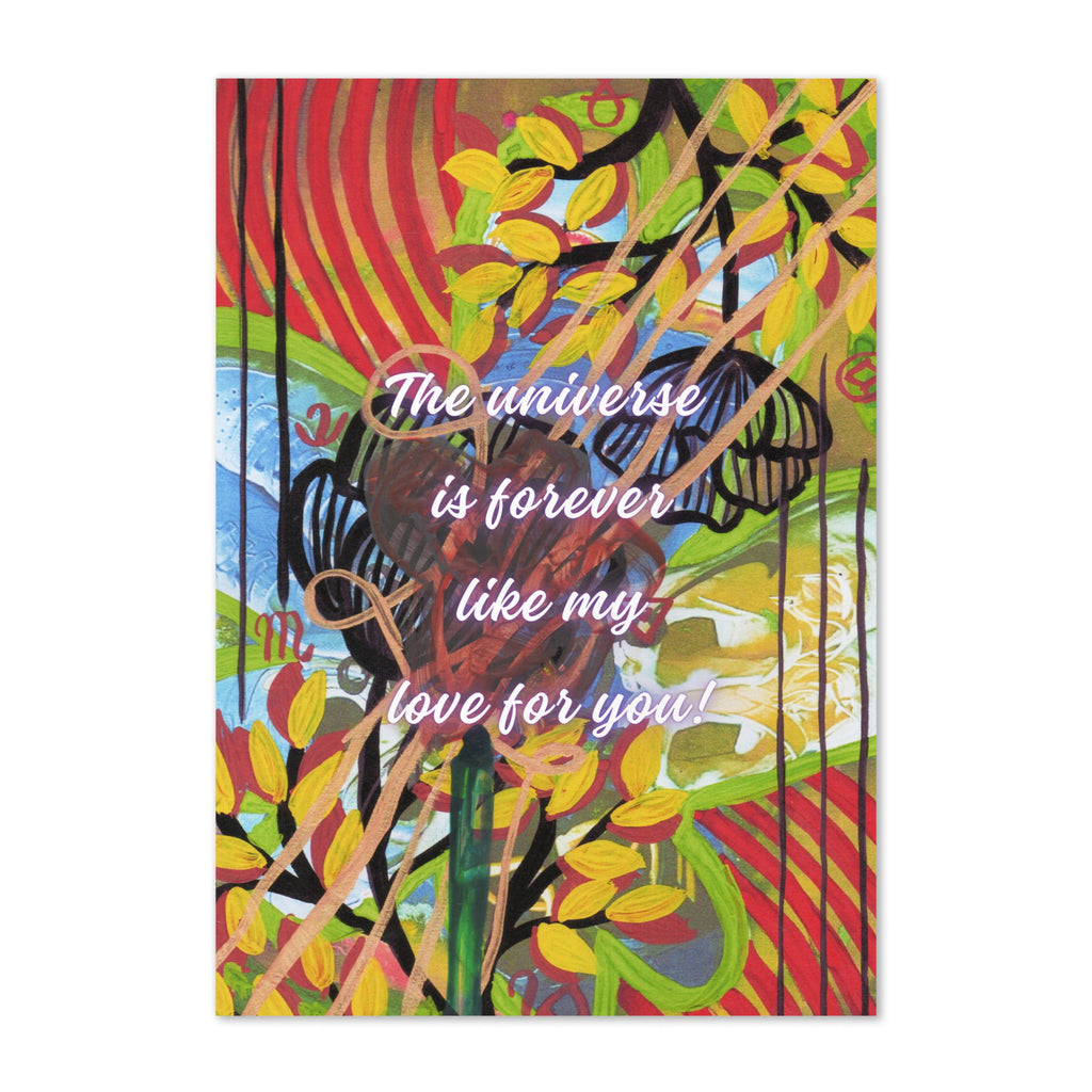 Friendship Greeting Card Design 2 POSTCARD The DEEP Store