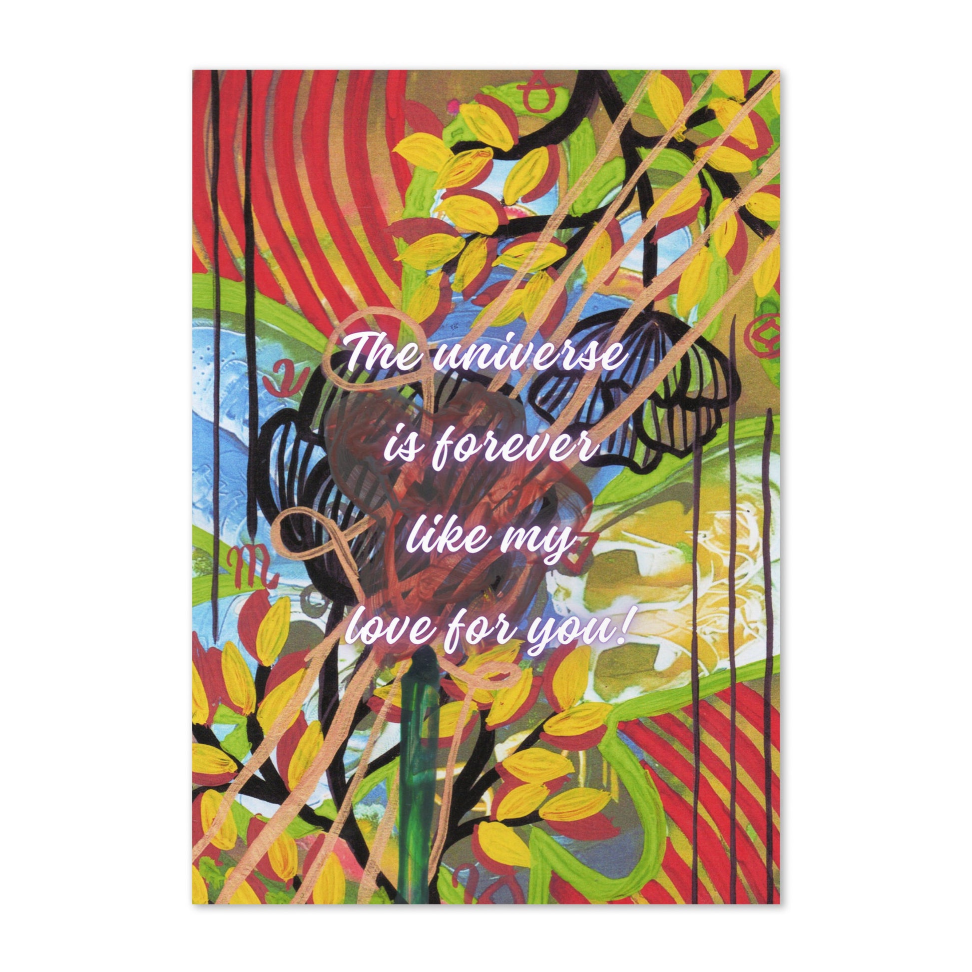 Friendship Greeting Card Design 2 POSTCARD The DEEP Store