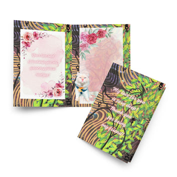 Friendship Greeting Card Design 3 POSTCARD The DEEP Store