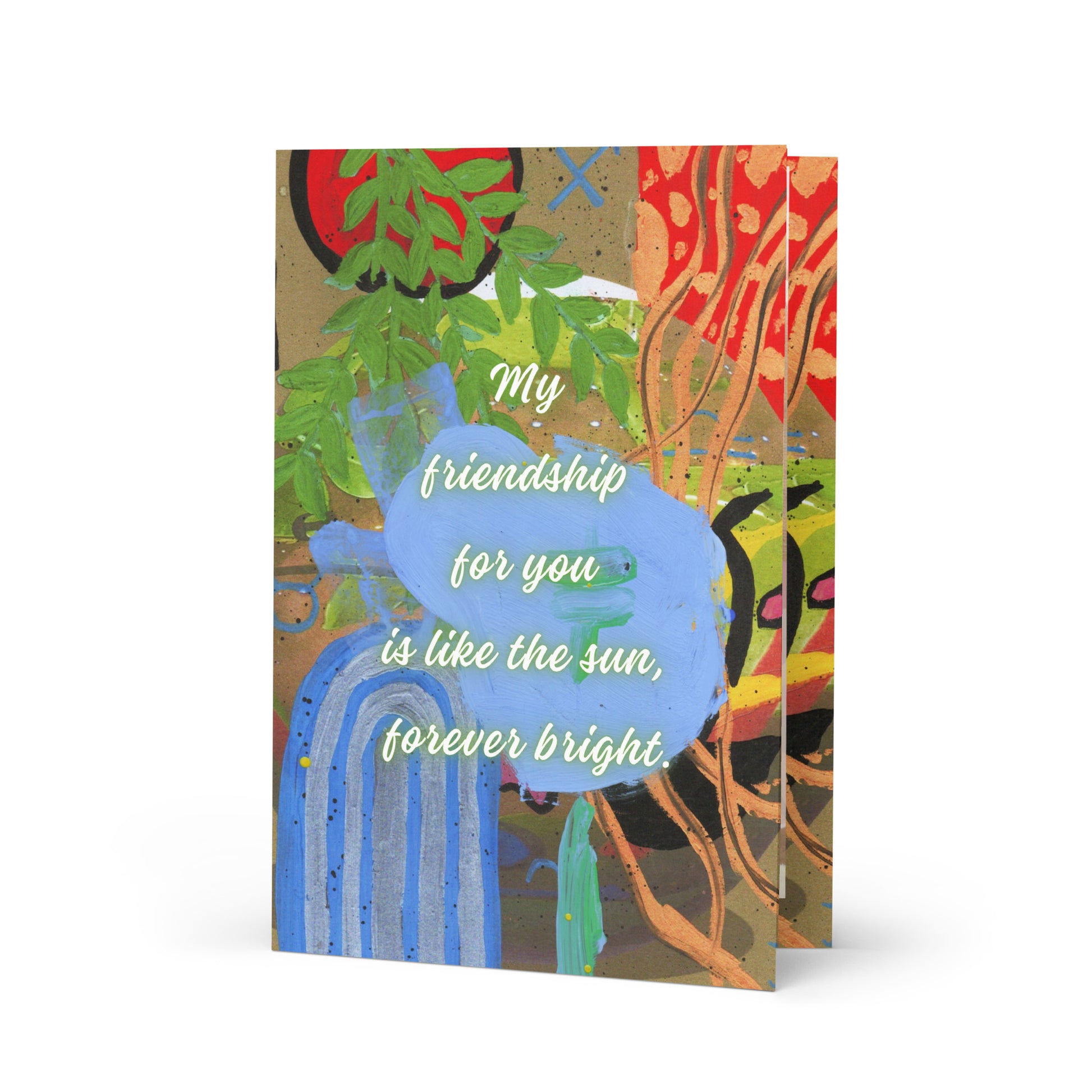Friendship Greeting Card Design 4 POSTCARD The DEEP Store