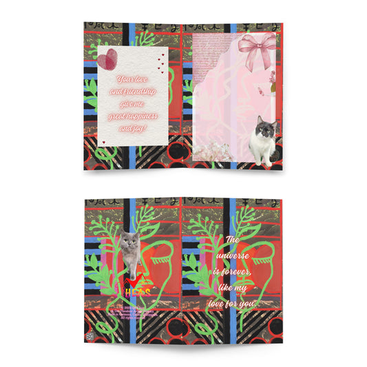 Friendship Greeting Card Design 5 POSTCARD The DEEP Store 5.83″×8.27″