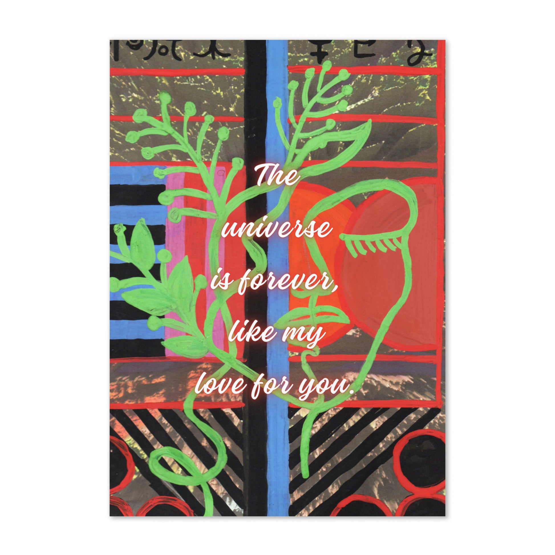 Friendship Greeting Card Design 5 POSTCARD The DEEP Store