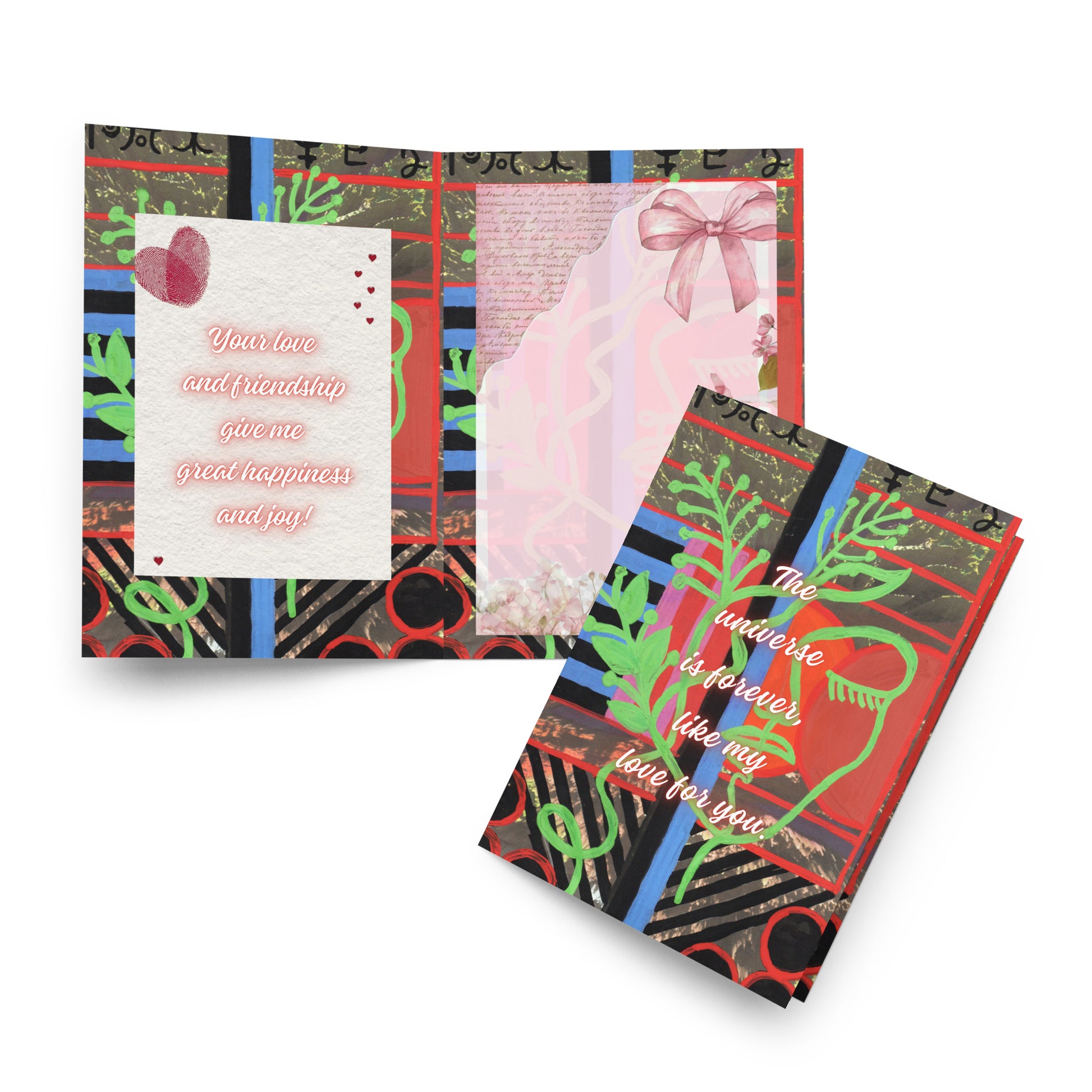 Friendship Greeting Card Design 5 POSTCARD The DEEP Store