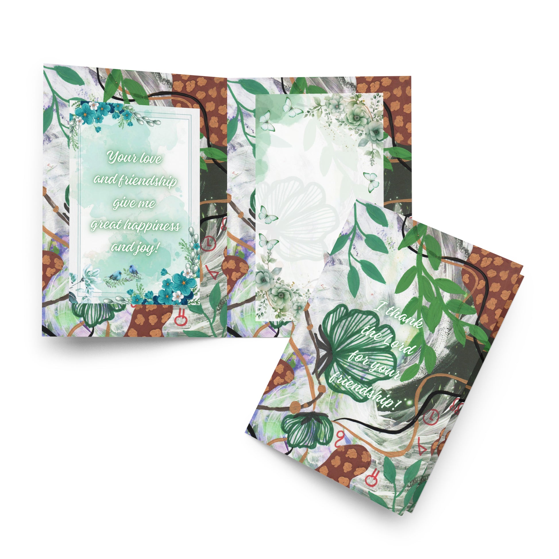 Friendship Greeting Card Design 6 POSTCARD The DEEP Store