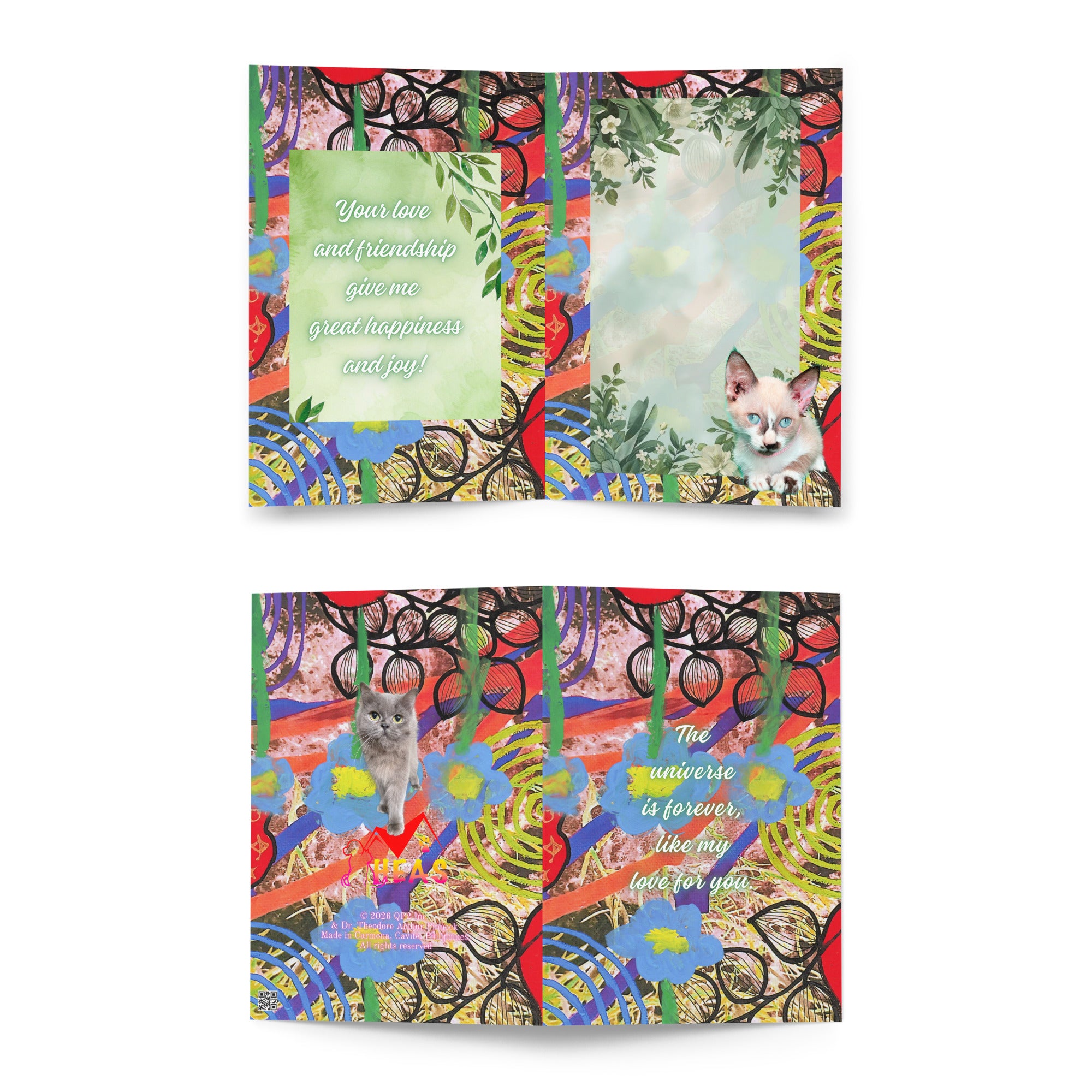 Friendship Greeting Card Design 7 POSTCARD The DEEP Store 5.83″×8.27″