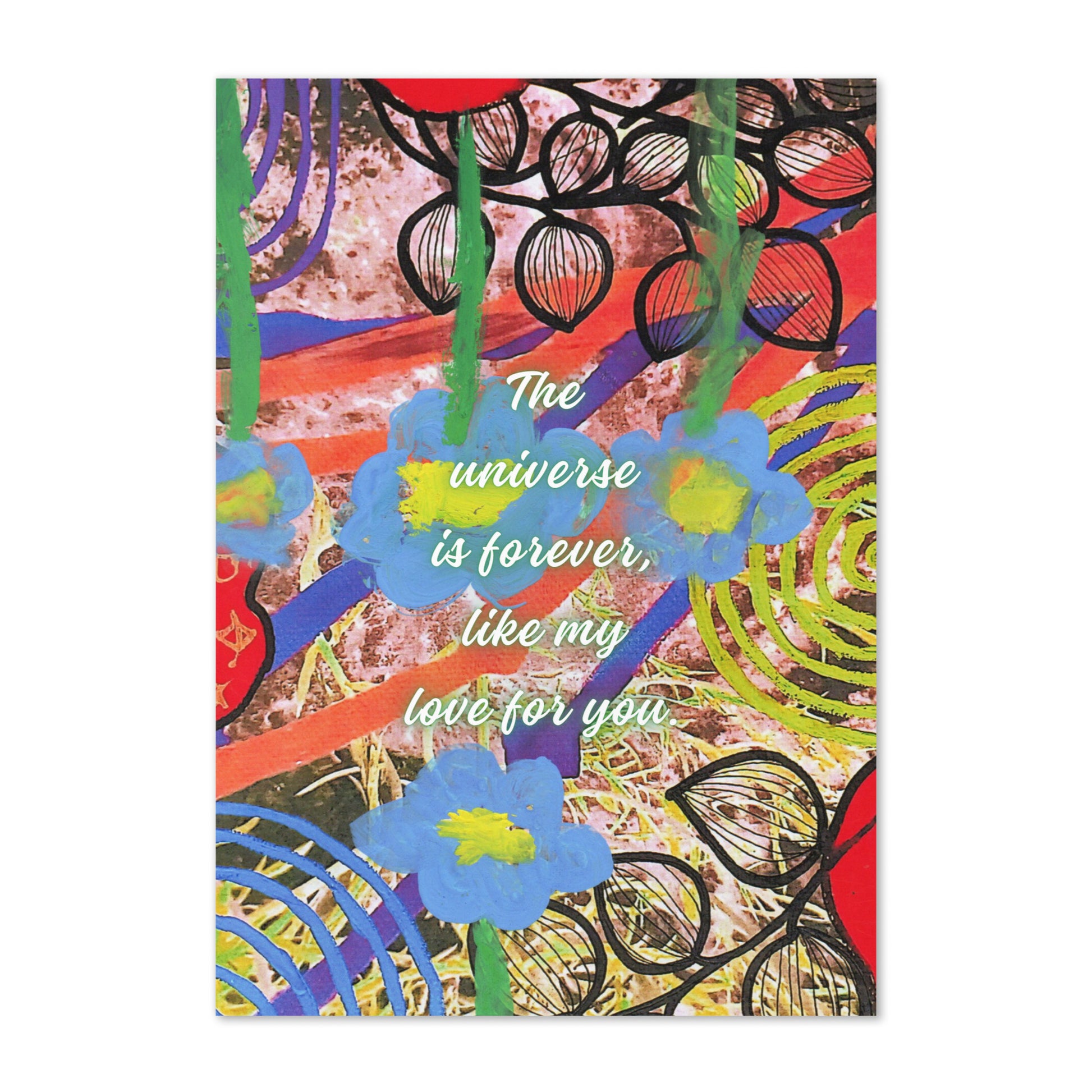 Friendship Greeting Card Design 7 POSTCARD The DEEP Store