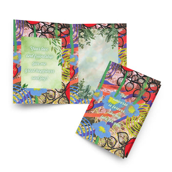 Friendship Greeting Card Design 7 POSTCARD The DEEP Store