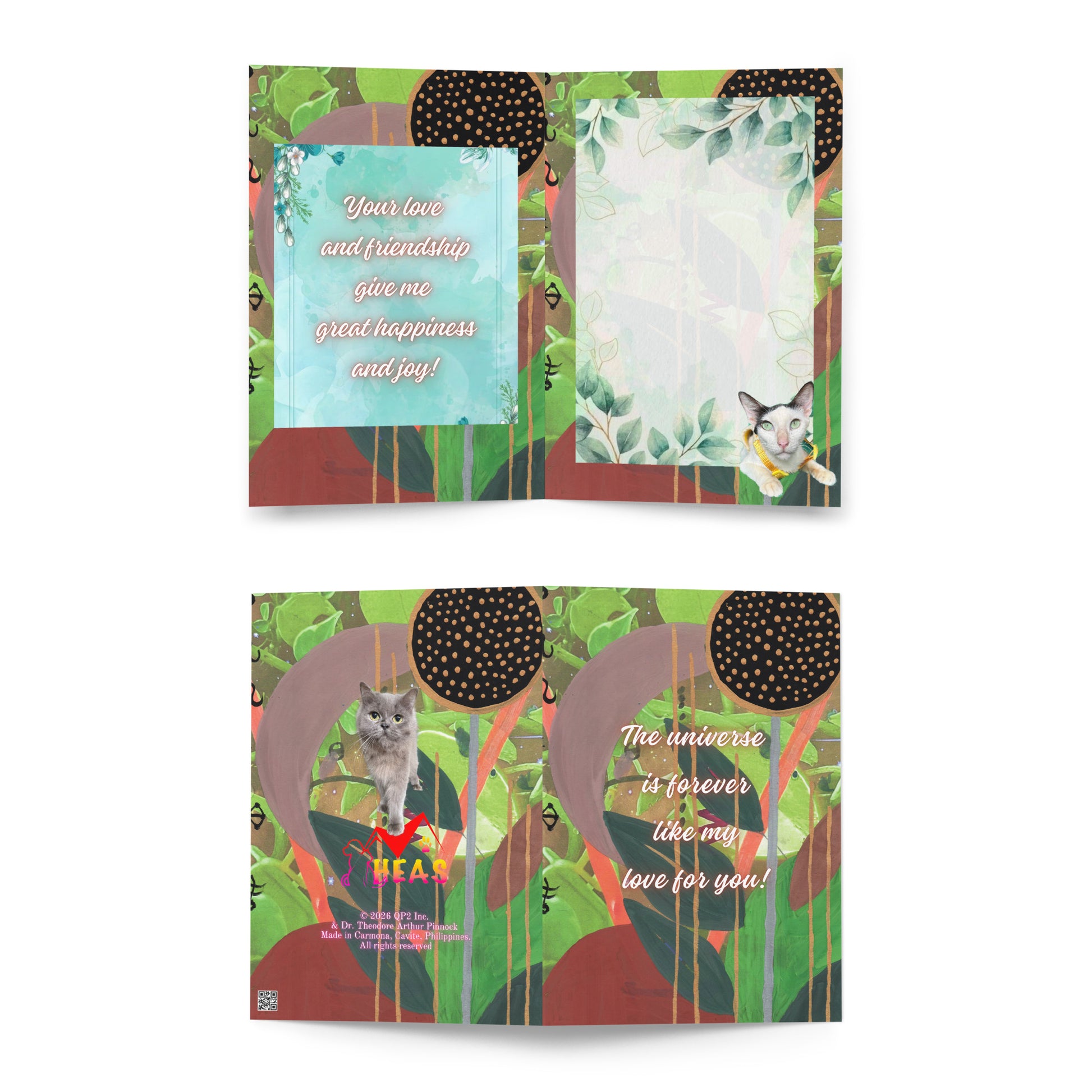 Friendship Greeting Card Design 9 POSTCARD The DEEP Store 5.83″×8.27″