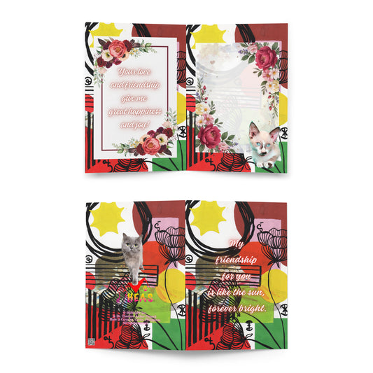Friendship Greeting Card Design 10 POSTCARD The DEEP Store 5.83″×8.27″