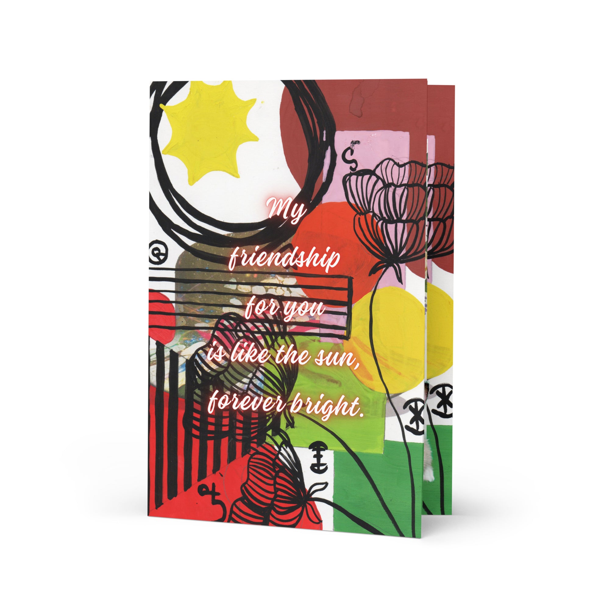 Friendship Greeting Card Design 10 POSTCARD The DEEP Store