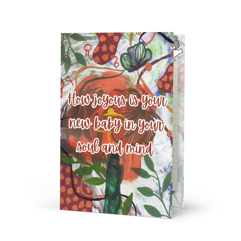 New Baby Greeting Card Design 1 POSTCARD The DEEP Store