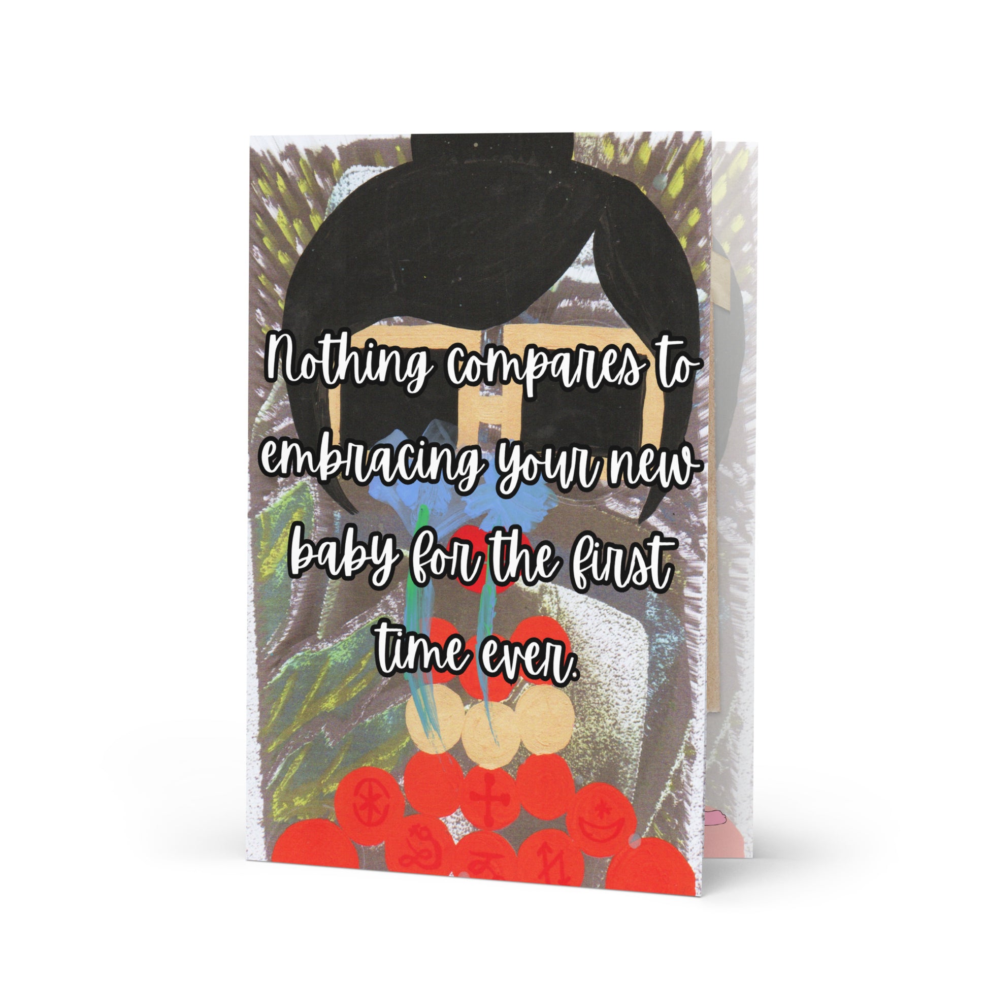 New Baby Greeting Card Design 3 POSTCARD The DEEP Store