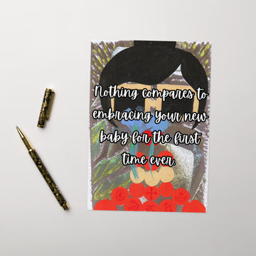 New Baby Greeting Card Design 3 POSTCARD The DEEP Store 5.83″×8.27″