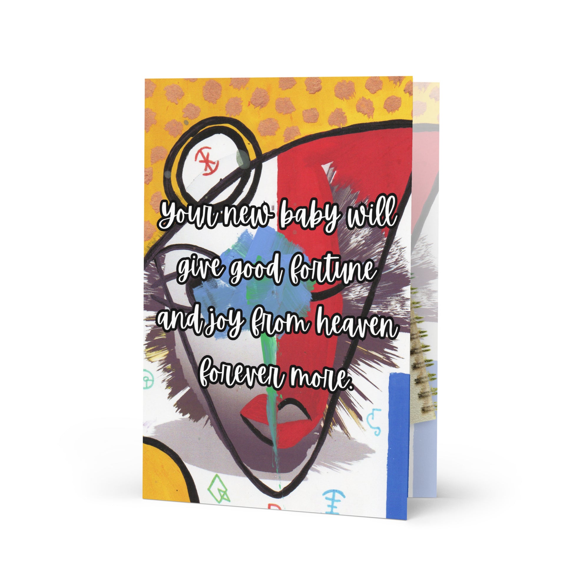 New Baby Greeting Card Design 5 POSTCARD The DEEP Store