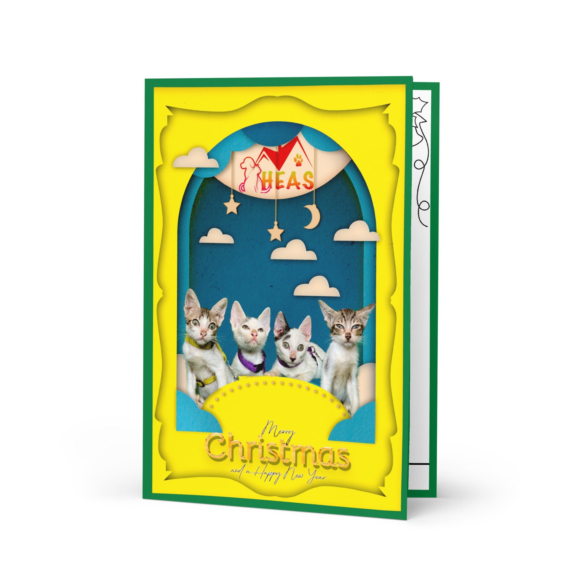 Christmas Greeting Card Design 1 POSTCARD The DEEP Store