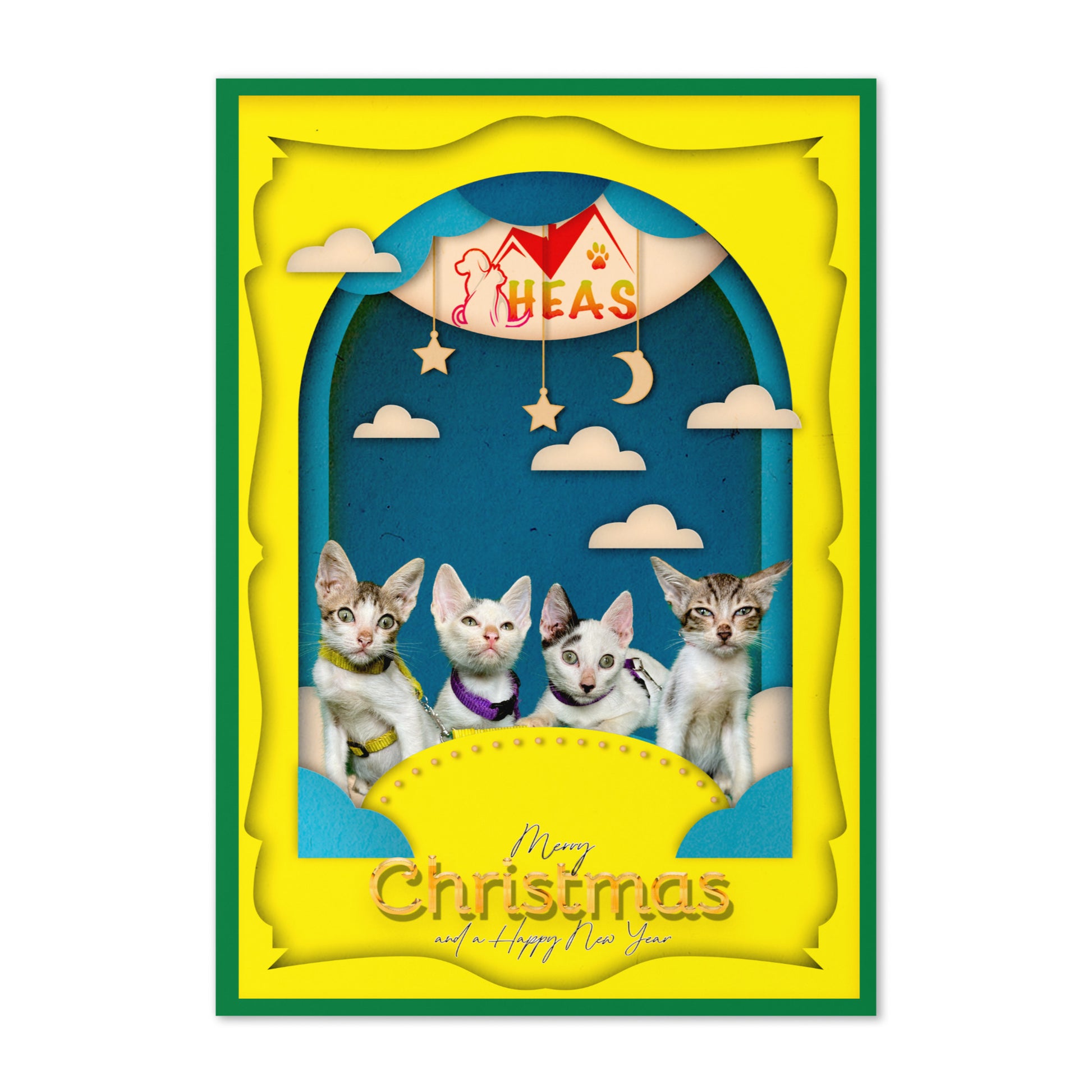 Christmas Greeting Card Design 1 POSTCARD The DEEP Store