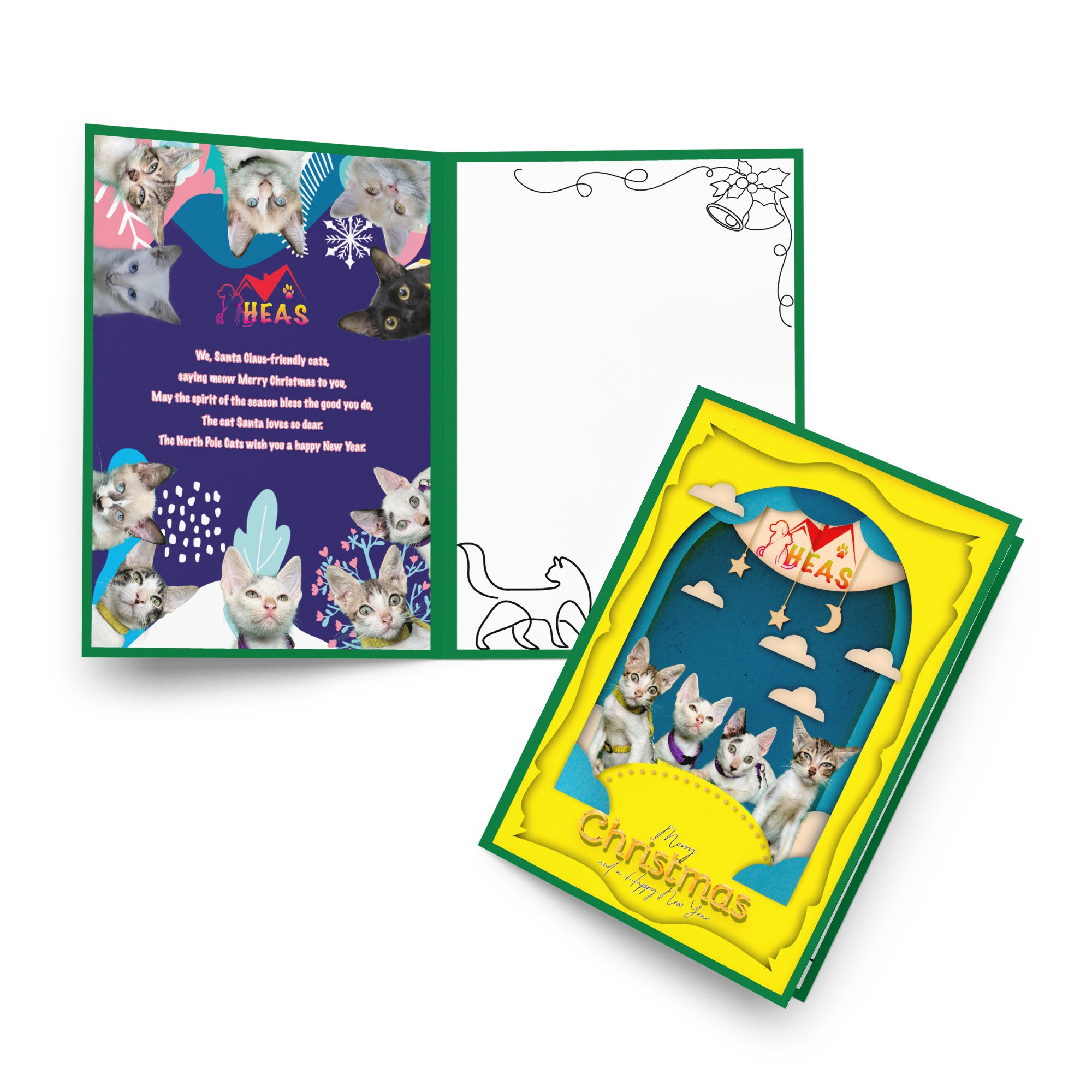 Christmas Greeting Card Design 1 POSTCARD The DEEP Store
