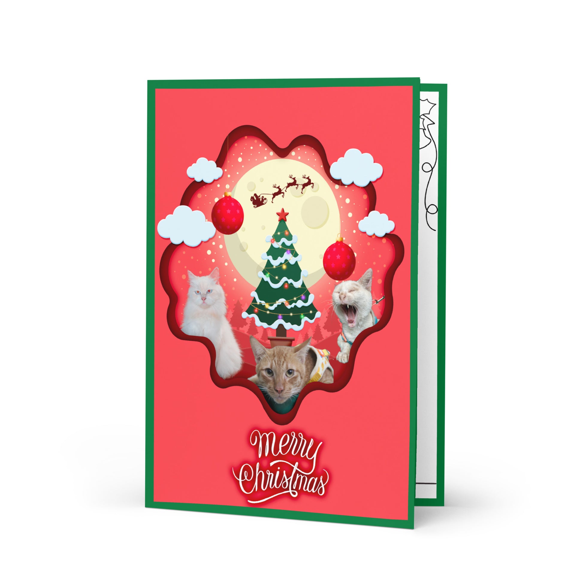 Christmas Greeting Card Design 4 POSTCARD The DEEP Store