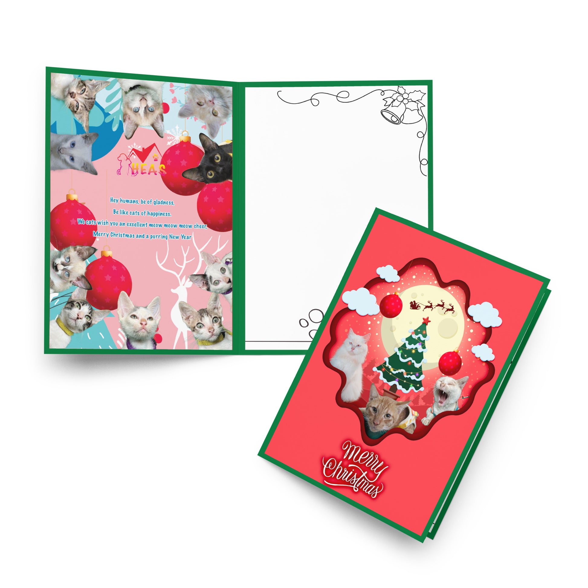 Christmas Greeting Card Design 4 POSTCARD The DEEP Store
