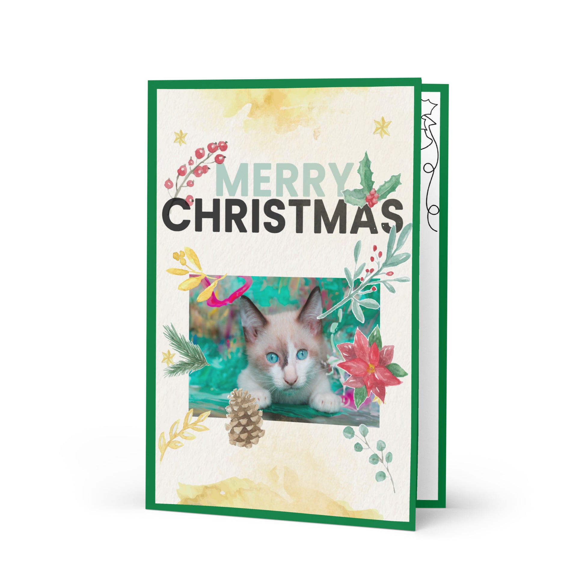 Christmas Greeting Card Design 5 POSTCARD The DEEP Store