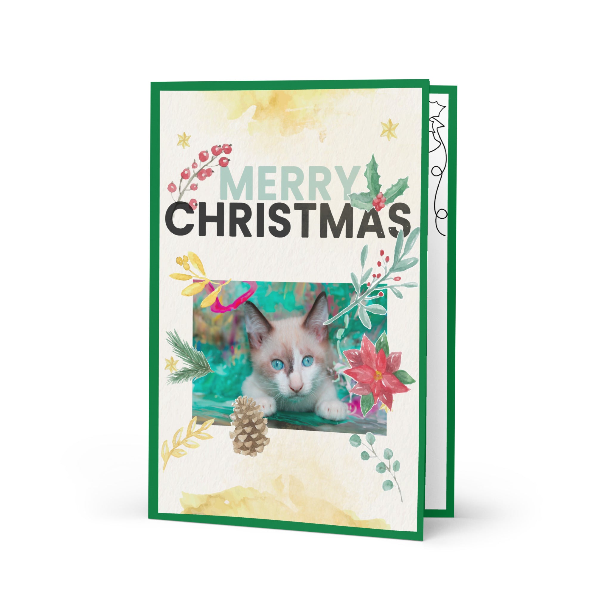 Christmas Greeting Card Design 5 POSTCARD The DEEP Store