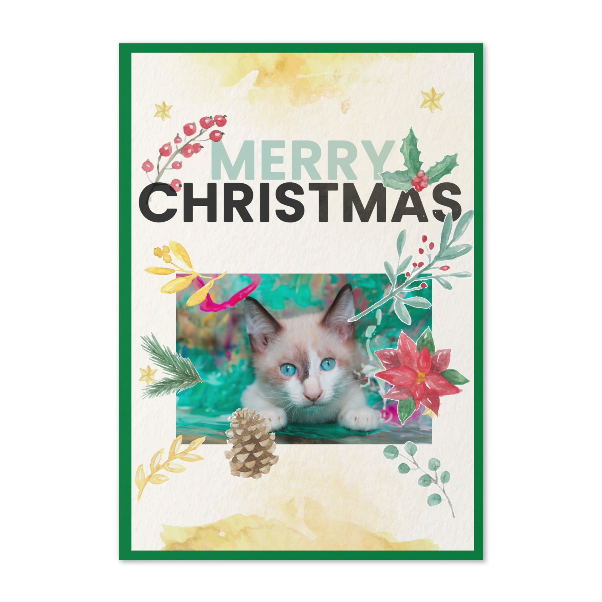 Christmas Greeting Card Design 5 POSTCARD The DEEP Store