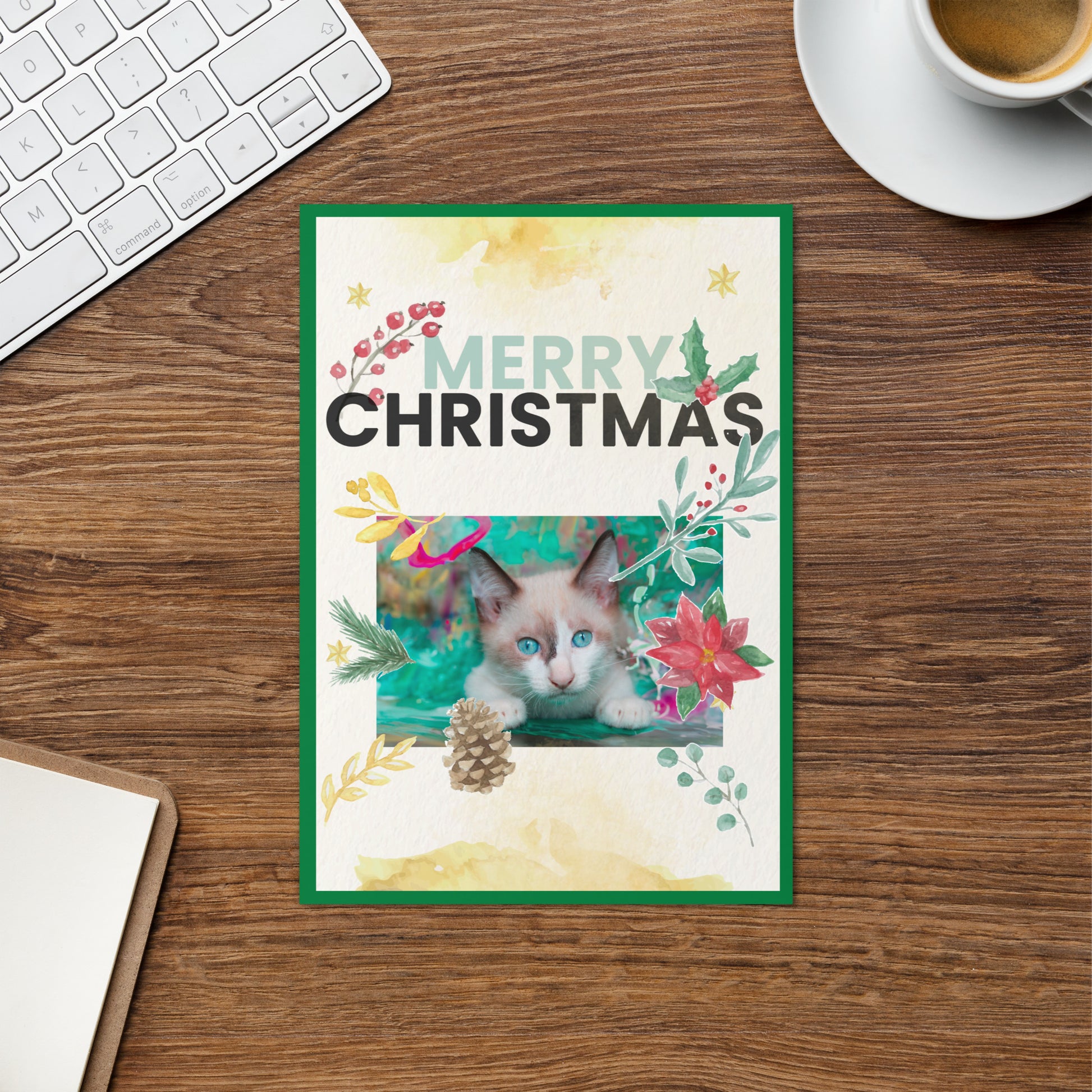 Christmas Greeting Card Design 5 POSTCARD The DEEP Store