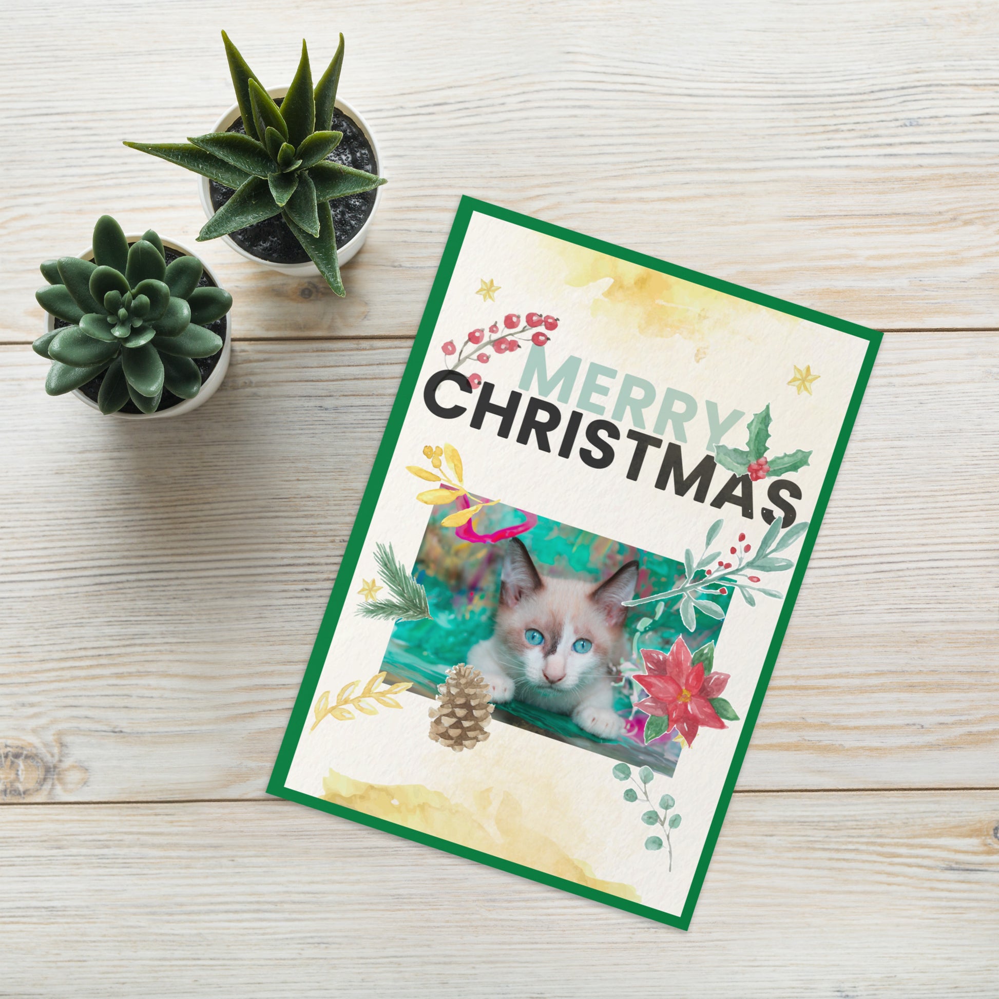 Christmas Greeting Card Design 5 POSTCARD The DEEP Store