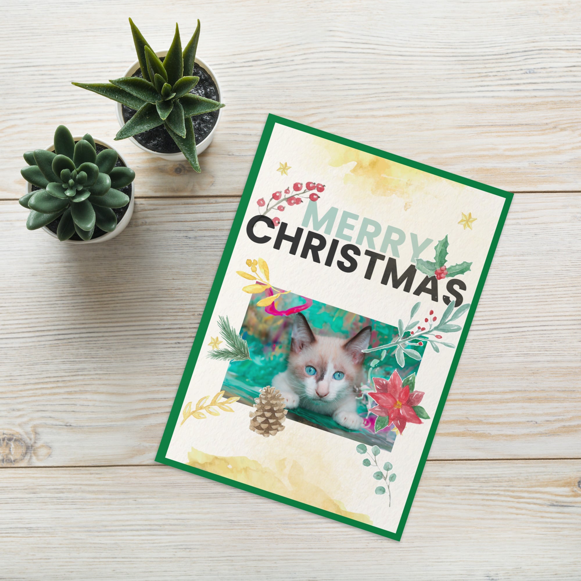 Christmas Greeting Card Design 5 POSTCARD The DEEP Store