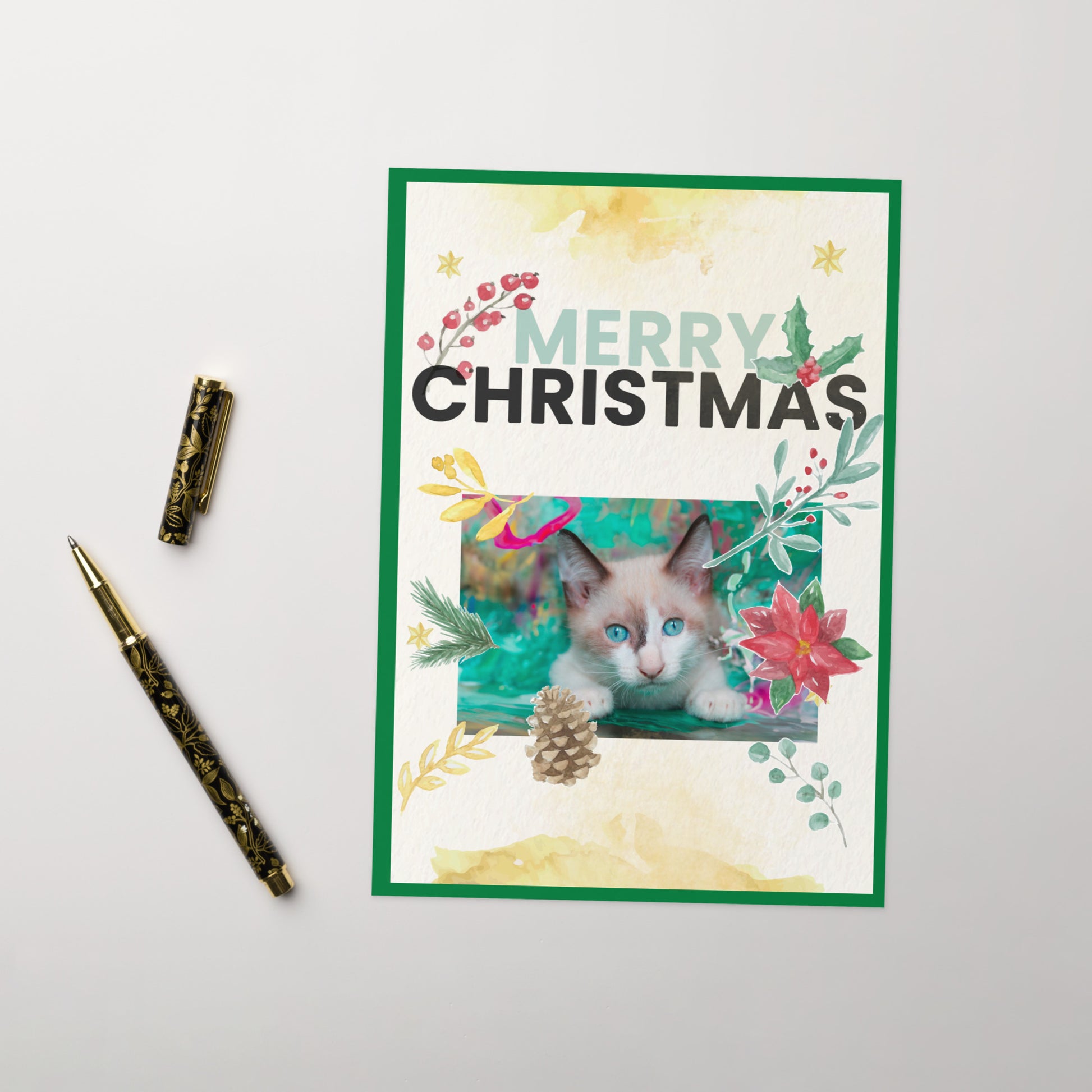 Christmas Greeting Card Design 5 POSTCARD The DEEP Store