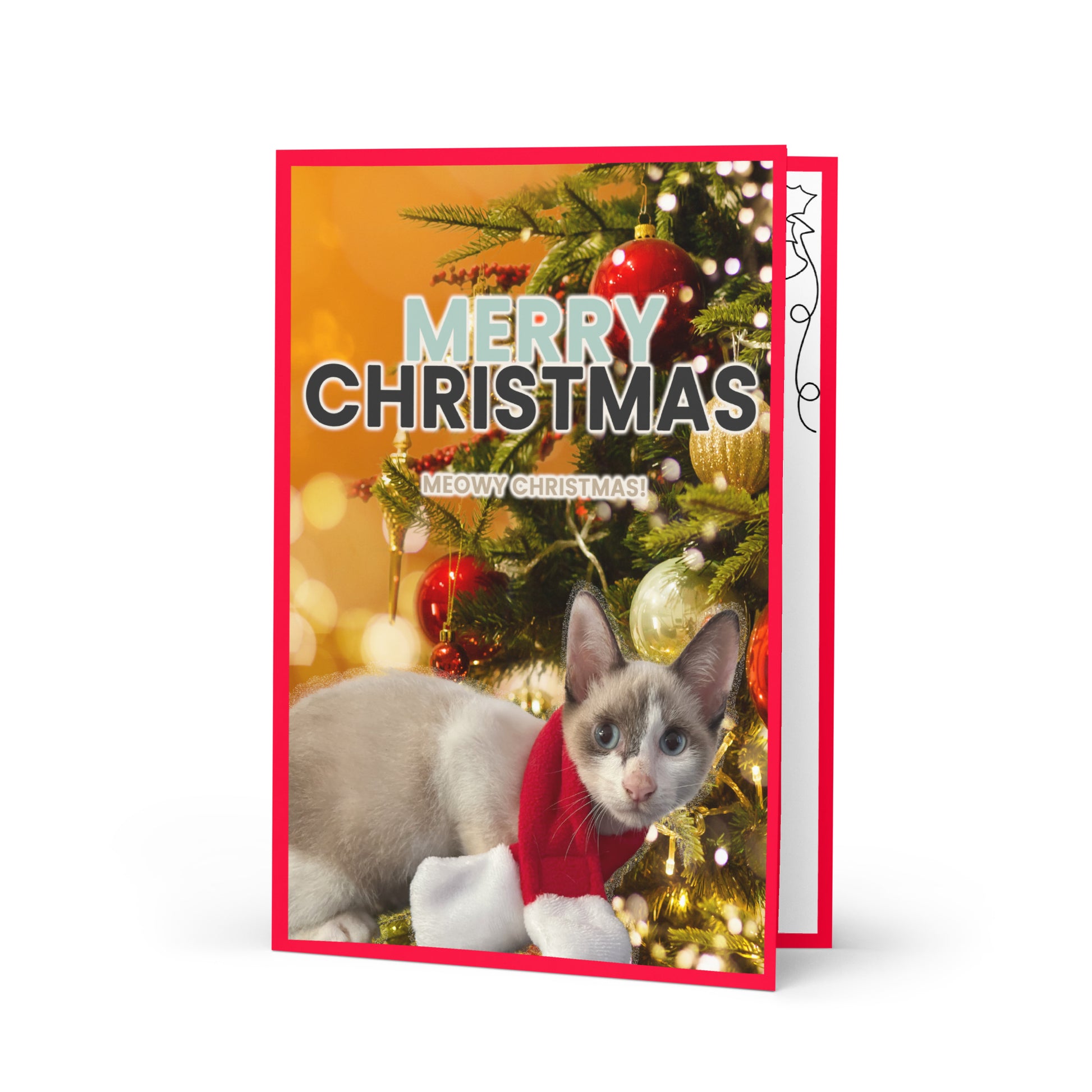 Christmas Greeting Card Design 6 POSTCARD The DEEP Store