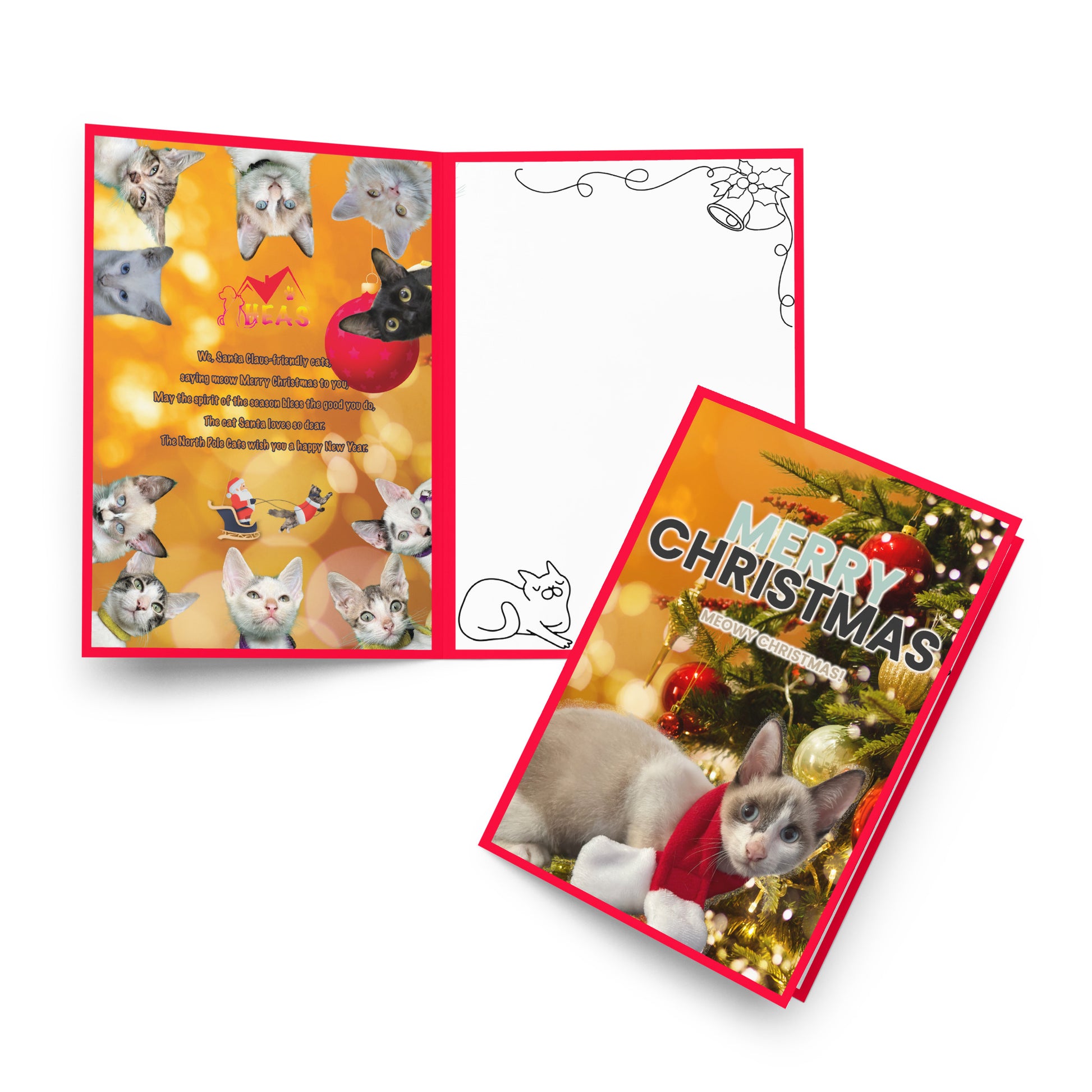 Christmas Greeting Card Design 6 POSTCARD The DEEP Store