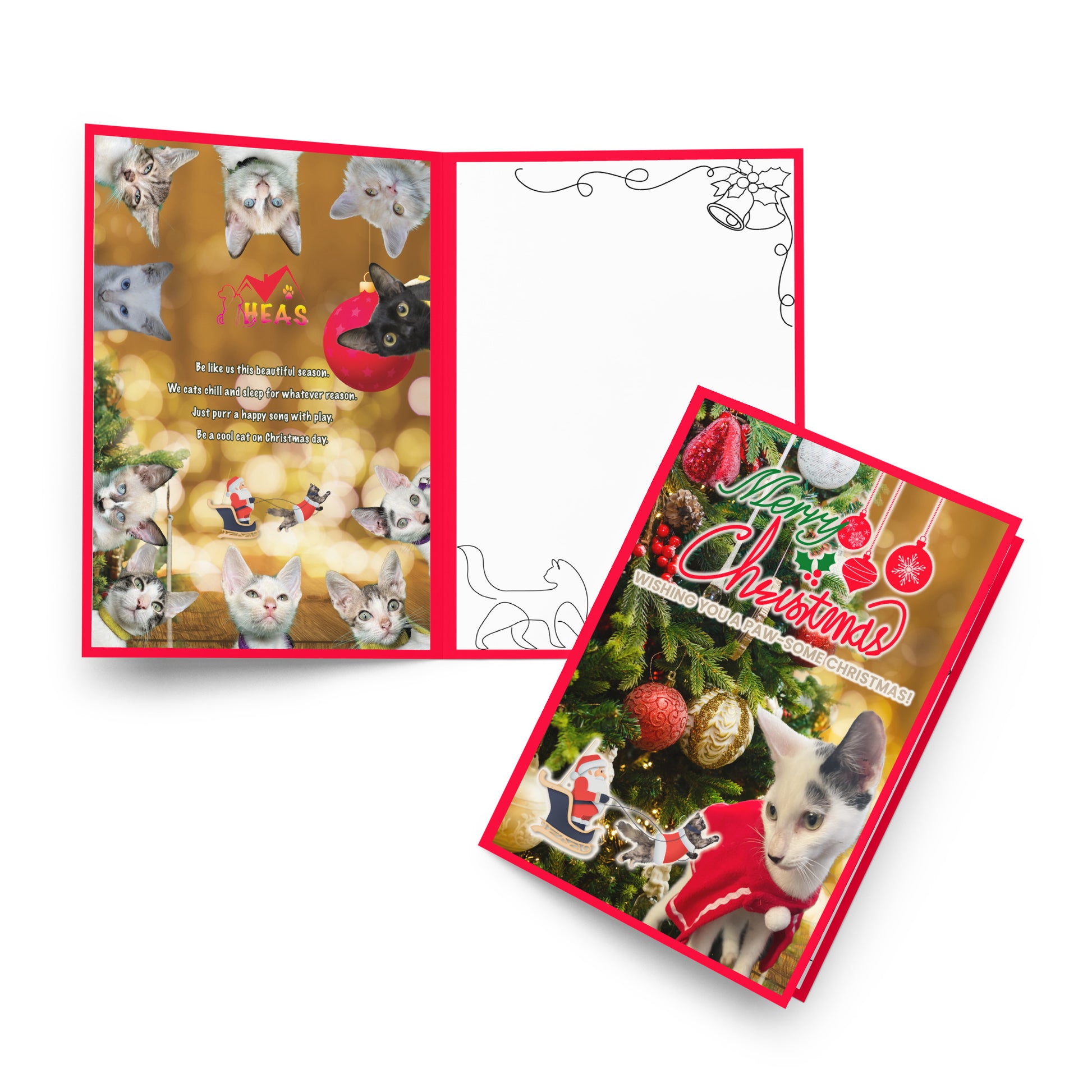Christmas Greeting Card Design 8 POSTCARD The DEEP Store