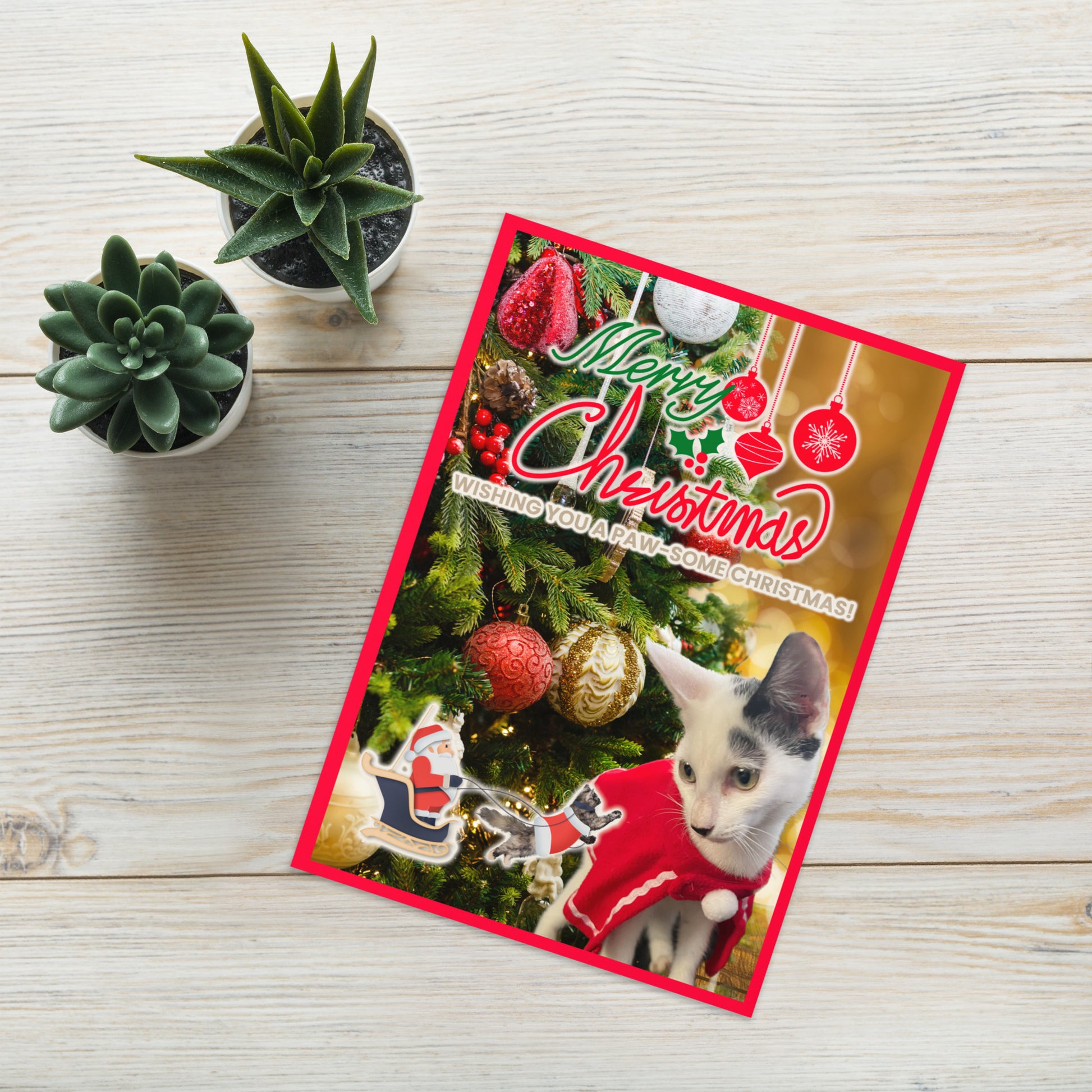 Christmas Greeting Card Design 8 POSTCARD The DEEP Store