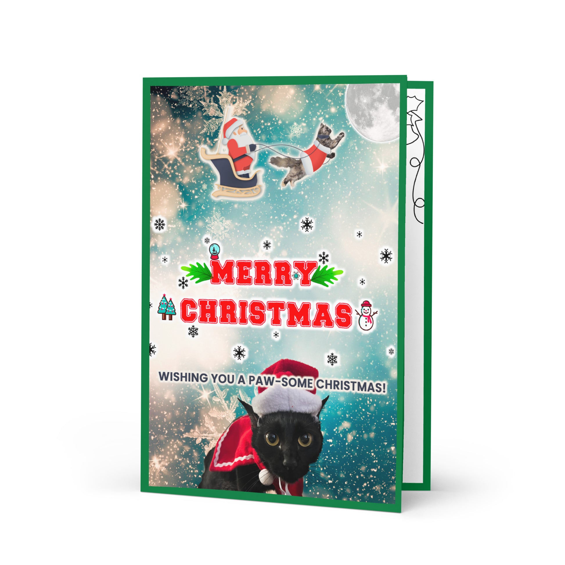 Christmas Greeting Card Design 9 POSTCARD The DEEP Store