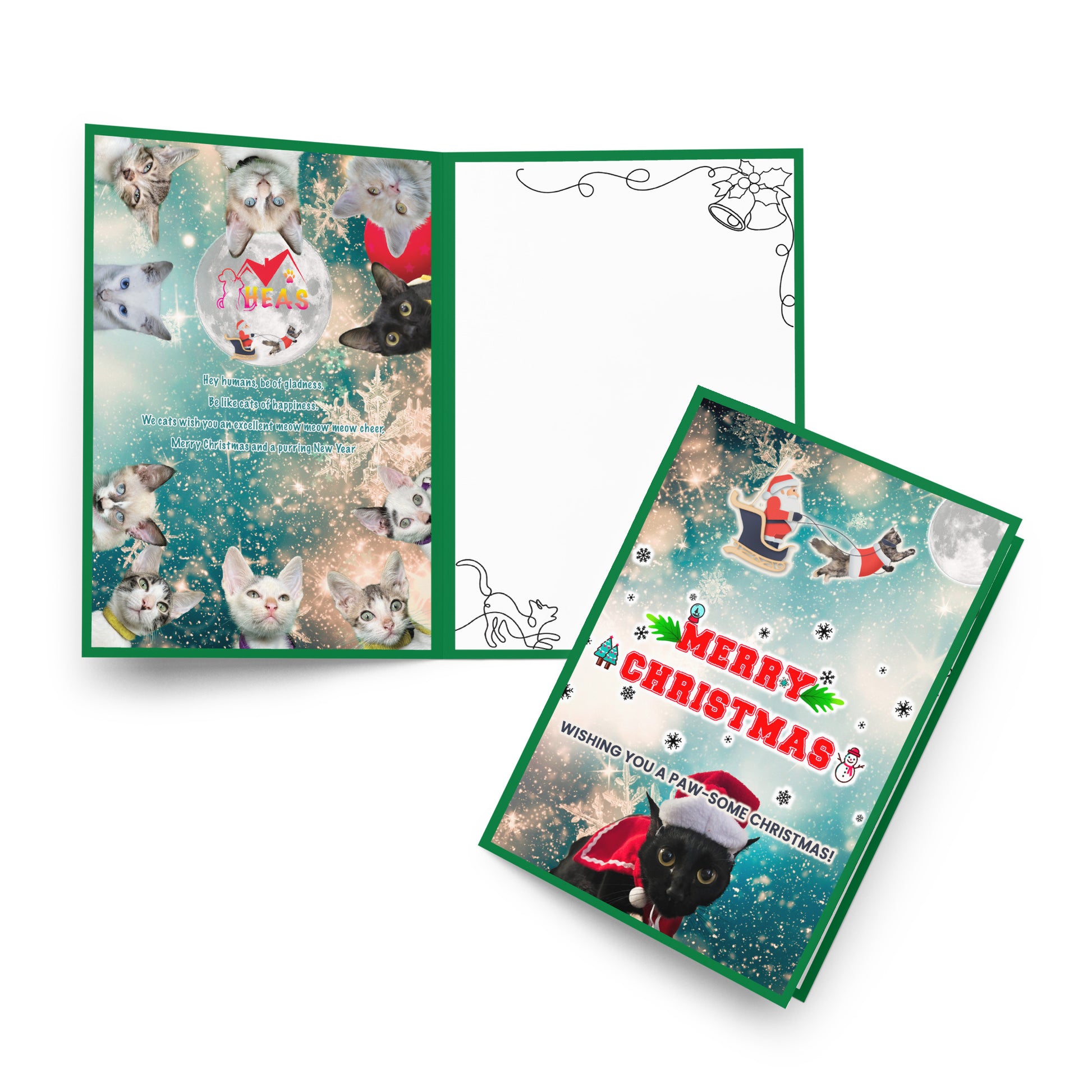 Christmas Greeting Card Design 9 POSTCARD The DEEP Store