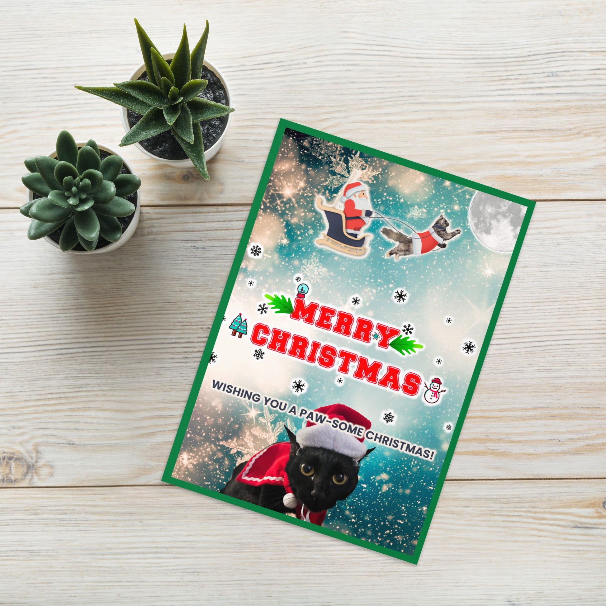 Christmas Greeting Card Design 9 POSTCARD The DEEP Store