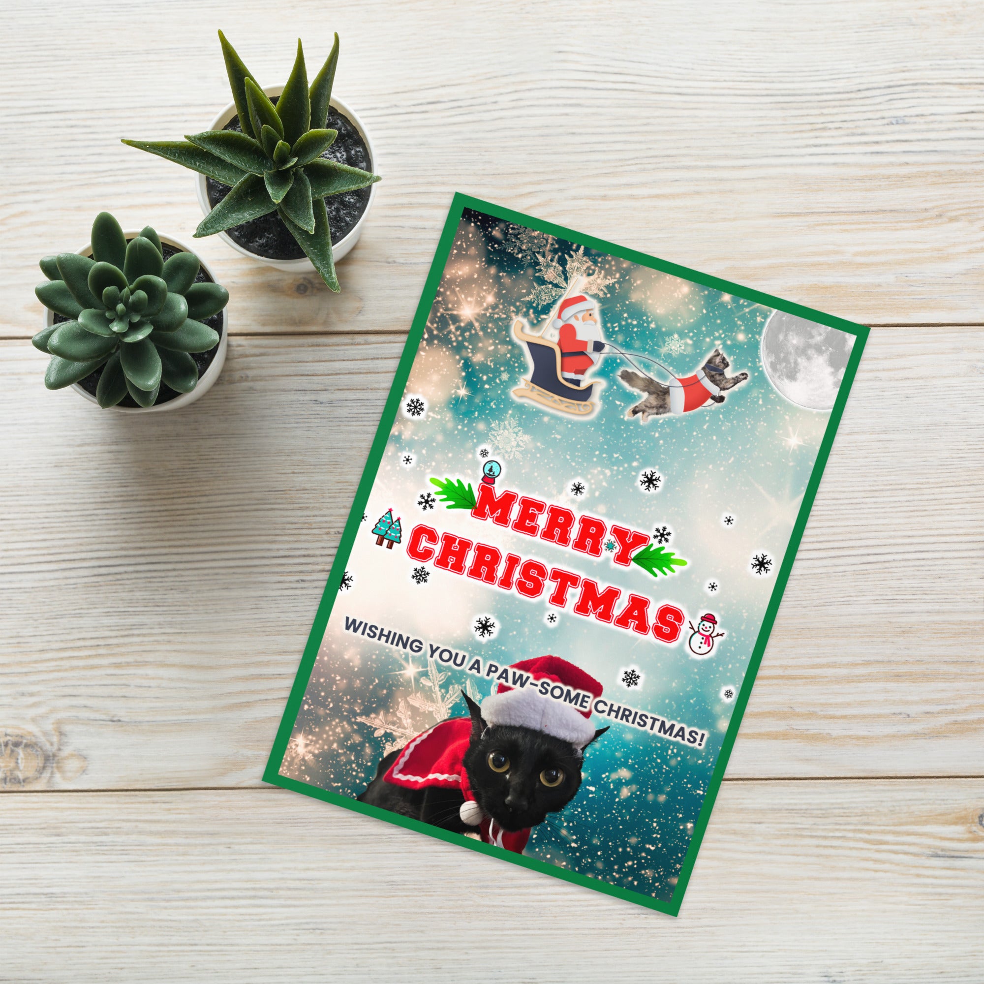 Christmas Greeting Card Design 9 POSTCARD The DEEP Store