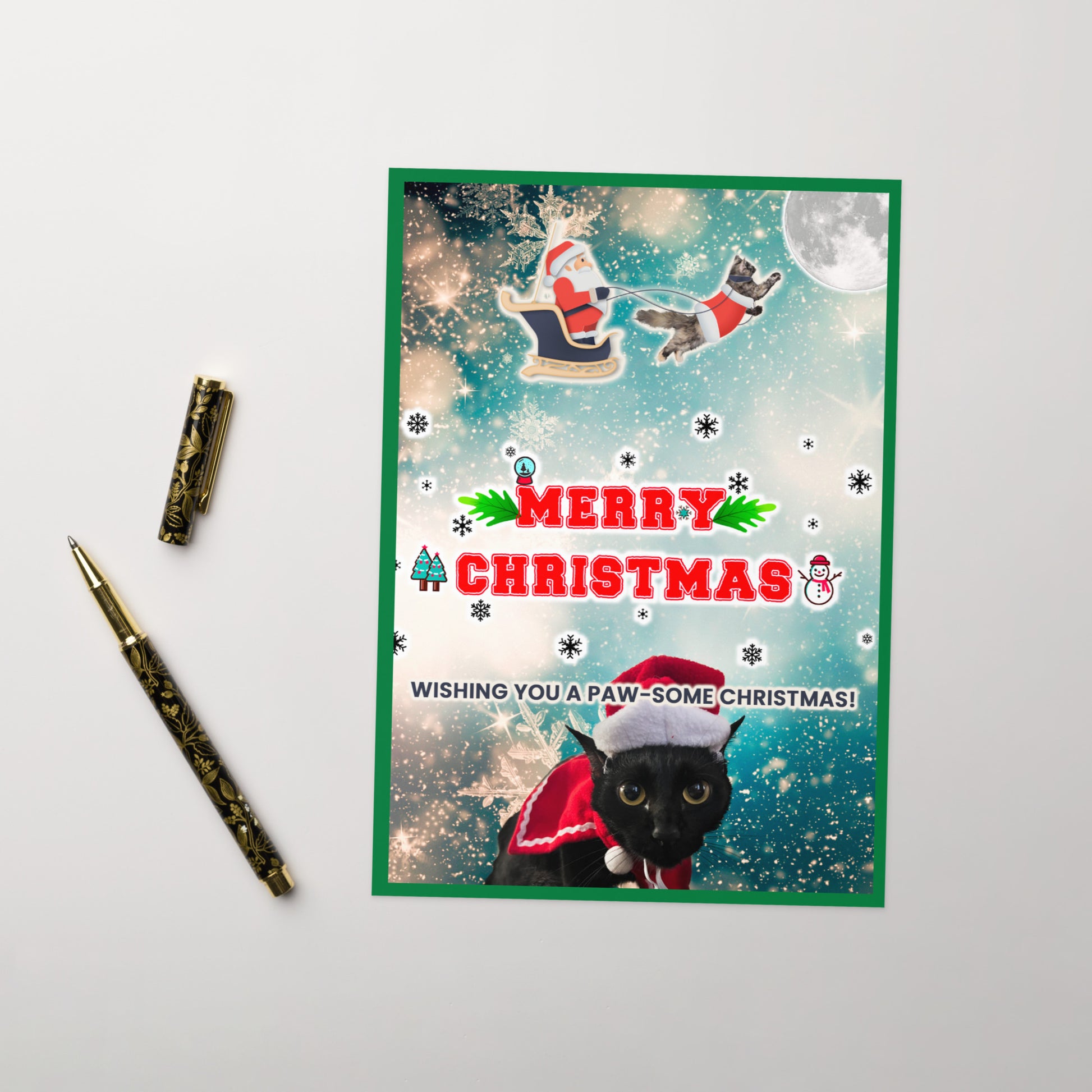 Christmas Greeting Card Design 9 POSTCARD The DEEP Store