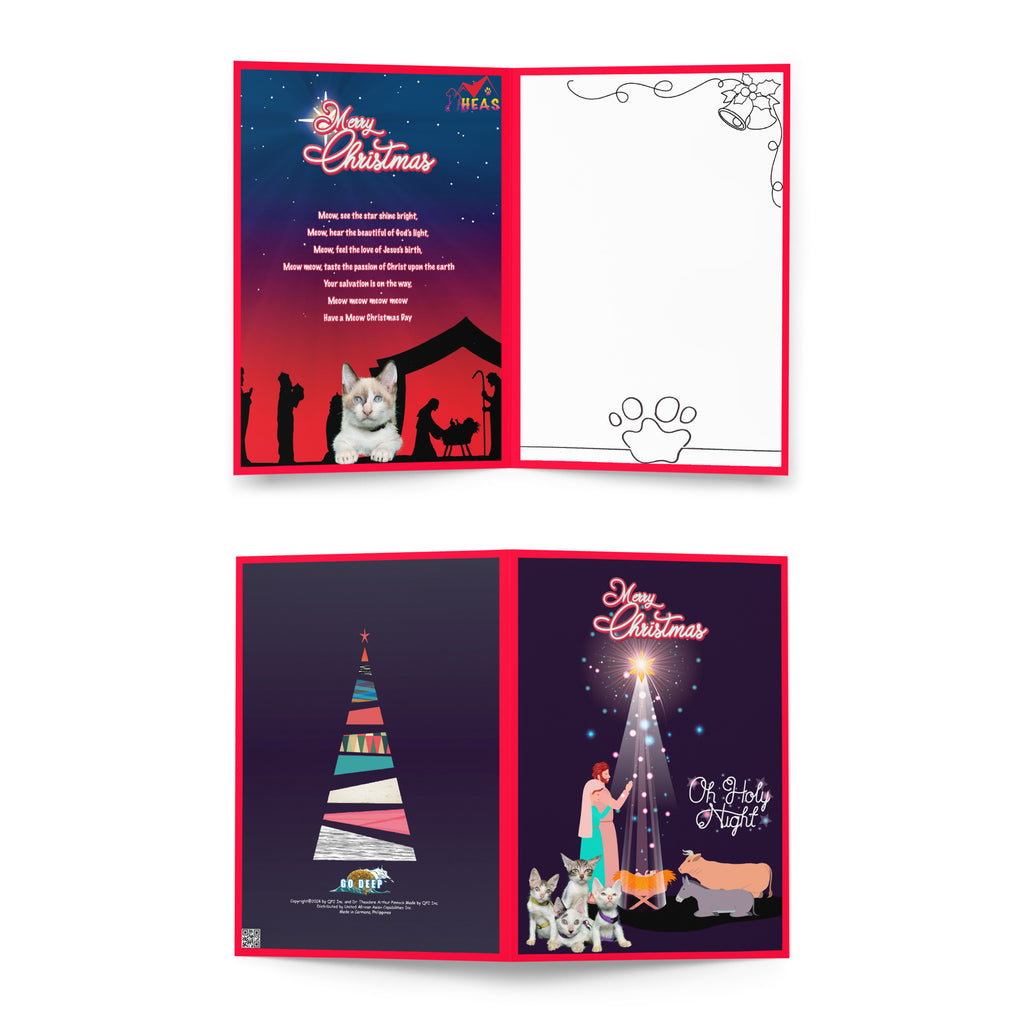 Christmas Greeting Card Design 11 POSTCARD The DEEP Store
